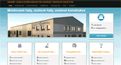 Desktop Screenshot of haly-konstrukce.cz