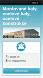 Mobile Screenshot of haly-konstrukce.cz